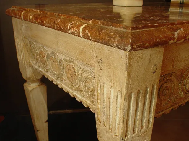 18. Jh. Louis XVI gemalte Konsole