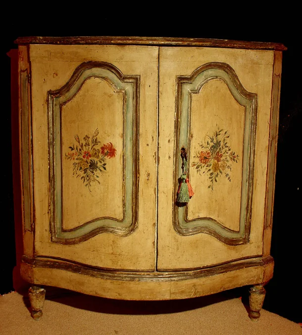 Italian 18th century corner cabinet