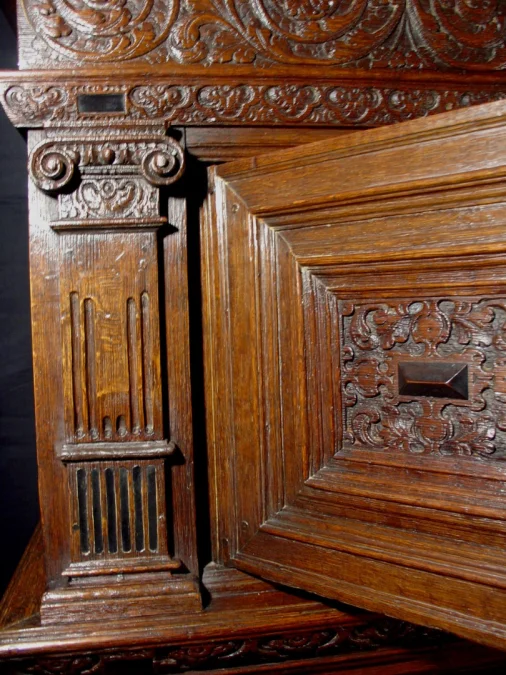 17th century armoire cabinet