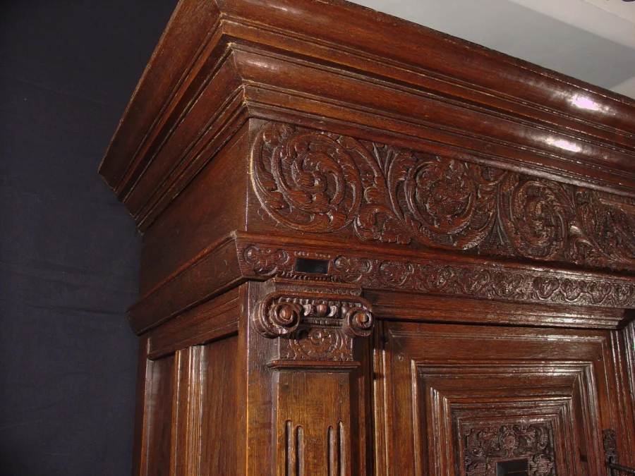 17th century armoire cabinet