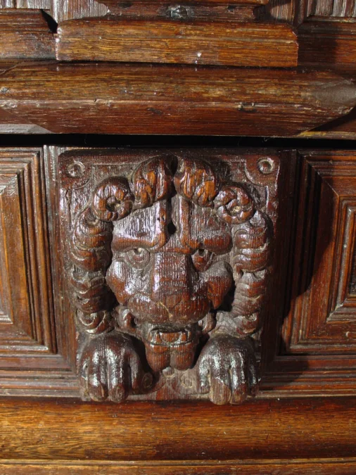 17th century armoire cabinet