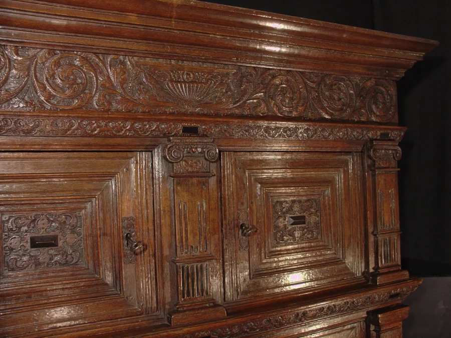 17th century armoire cabinet