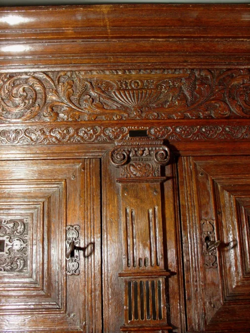 17th century armoire cabinet