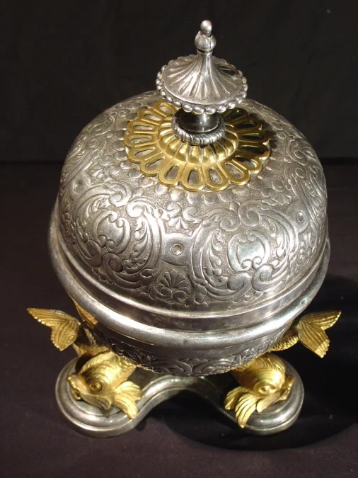 19th century caviar set