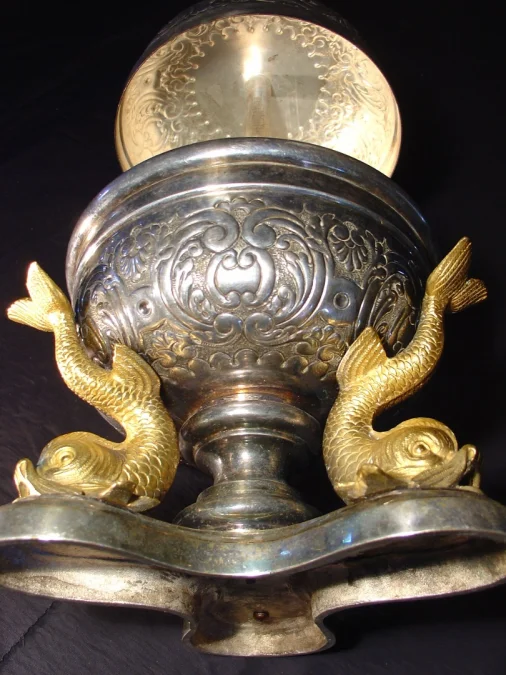19th century caviar set
