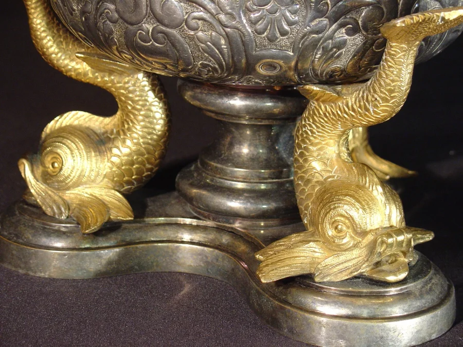 19th century caviar set