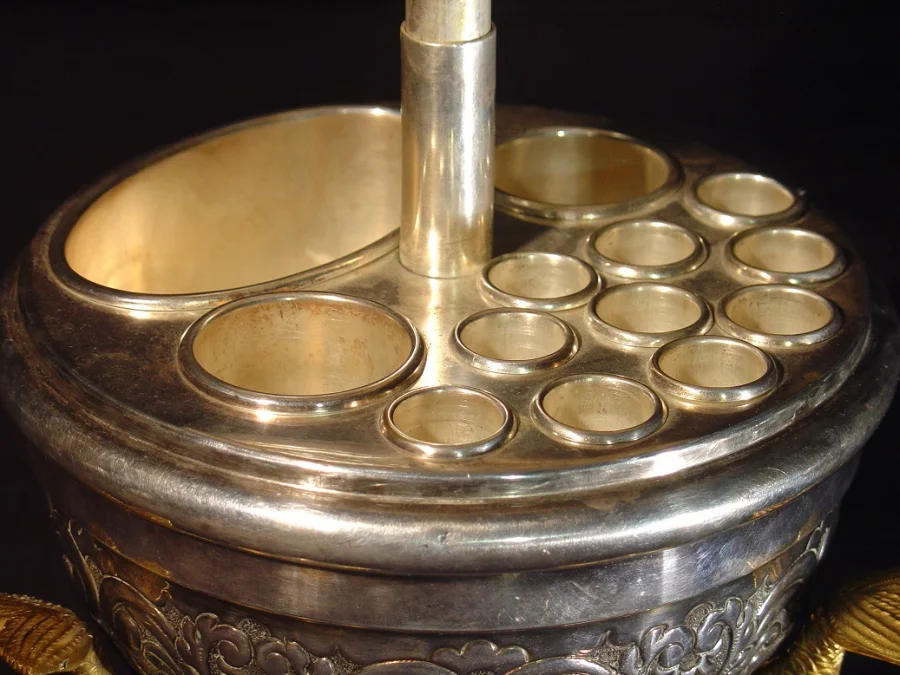 19th century caviar set