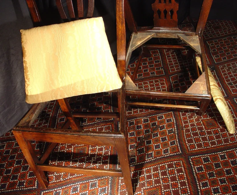 Pair of 18 th C english chairs