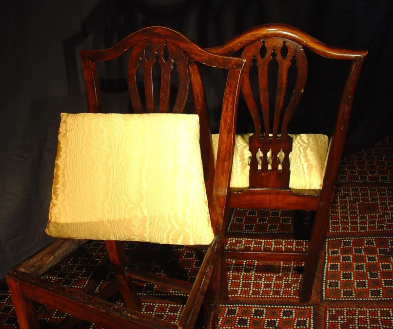 Pair of 18 th C english chairs