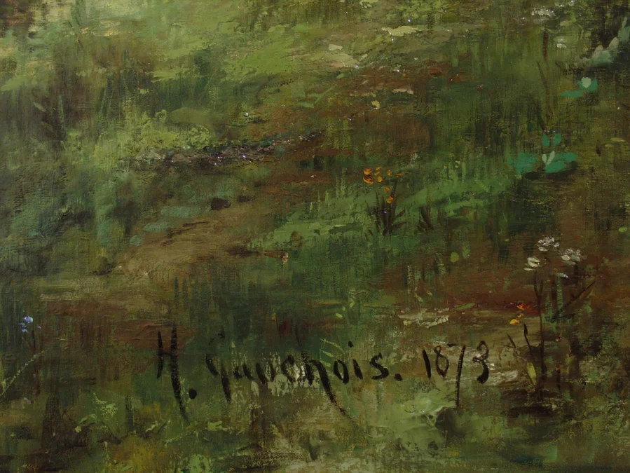 Painting Landscape H.Cauchois