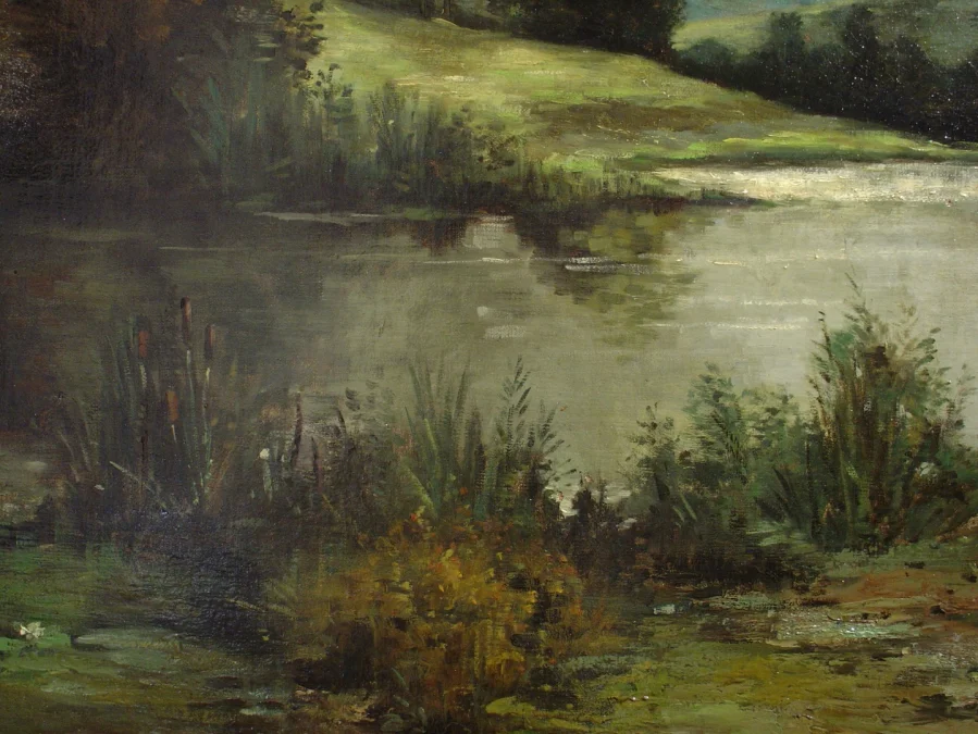 Painting Landscape H.Cauchois