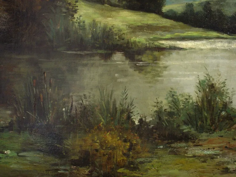 Tableau  Paysage H. Cauchois