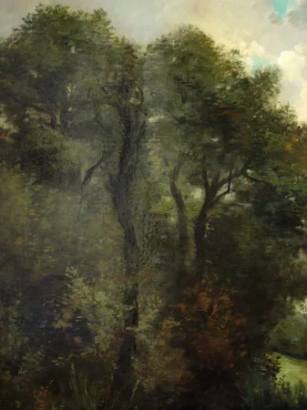 Tableau  Paysage H. Cauchois