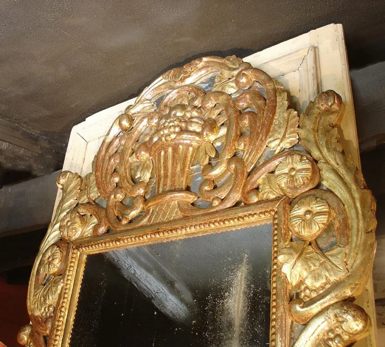 Large 18th C Provence Mirror