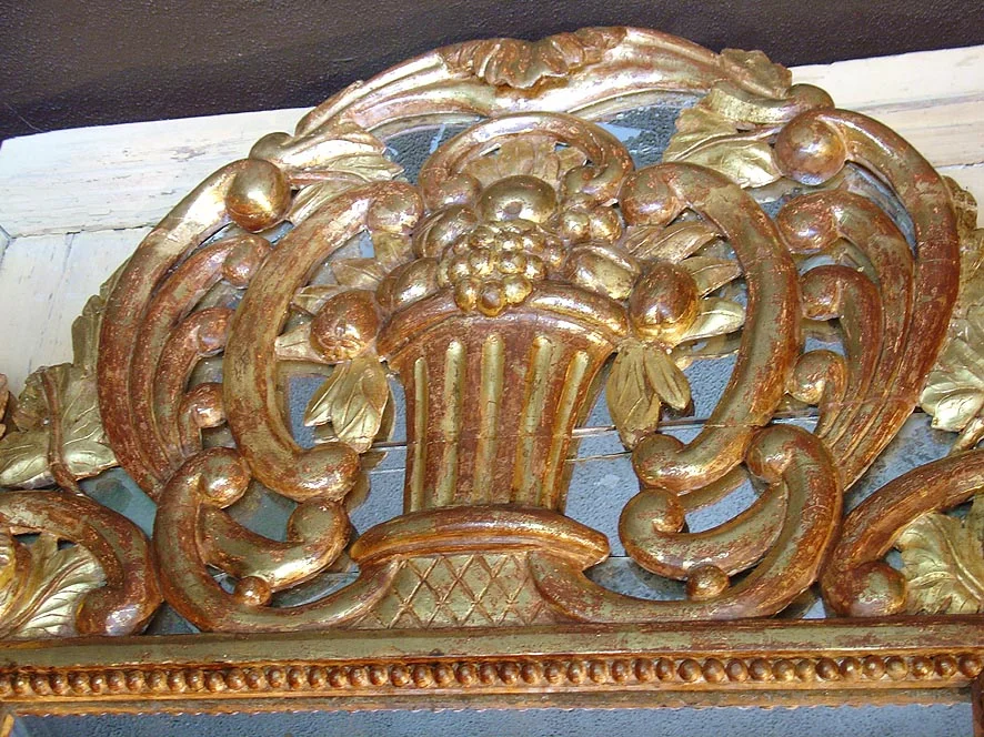 Large 18th C Provence Mirror