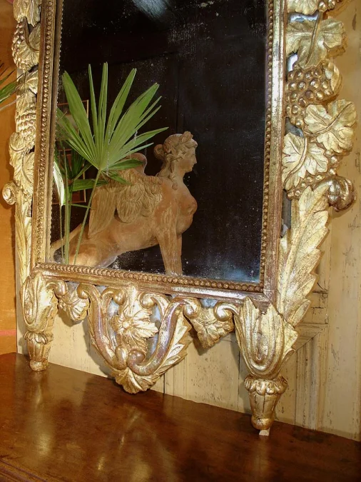 Large 18th C Provence Mirror