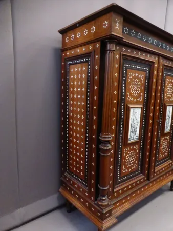 Buffet marqueterie d'os XIXème