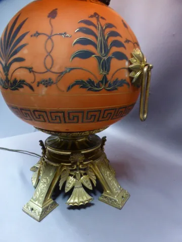 Lampe porcelaine Napoléon III