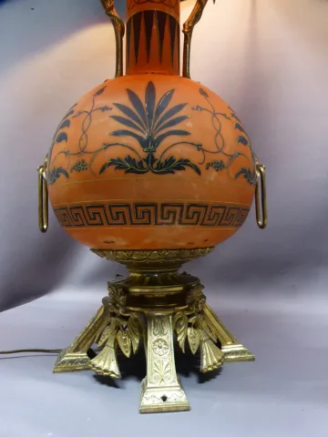 Lampe porcelaine Napoléon III