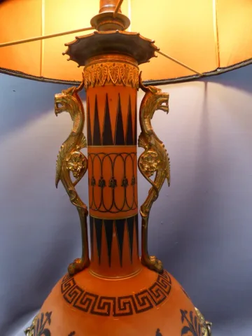 Lampe porcelaine Napoléon III