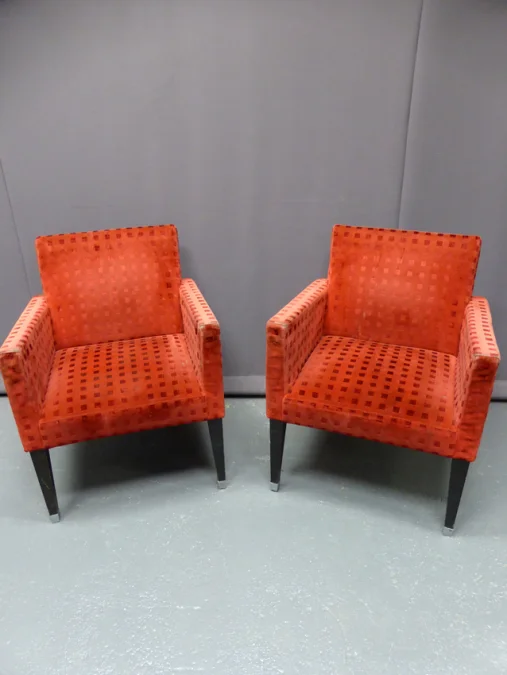 PAIR OF 20th CENTURY ARMCHAIRS