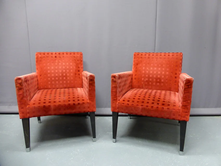 PAIR OF 20th CENTURY ARMCHAIRS