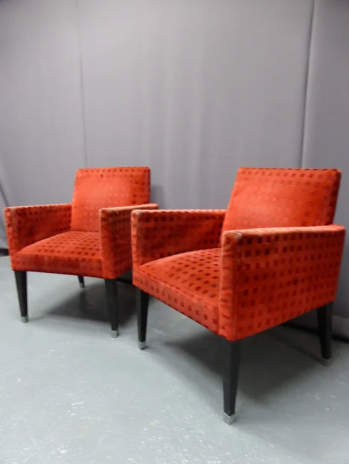 PAIR OF 20th CENTURY ARMCHAIRS