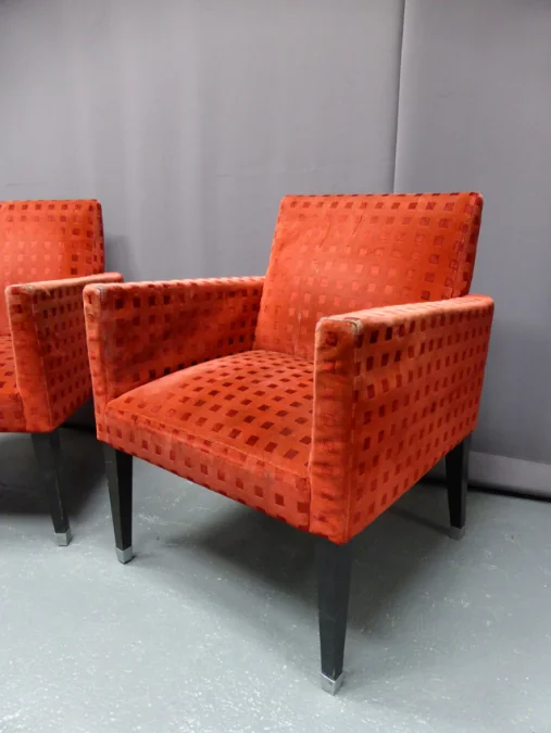 PAIR OF 20th CENTURY ARMCHAIRS