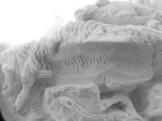 Moulage en plâtre, La nativité, XXe