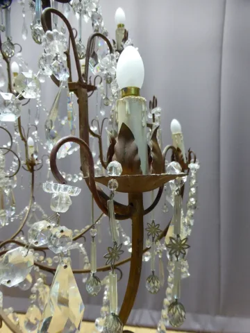 Important lustre cage, XXe