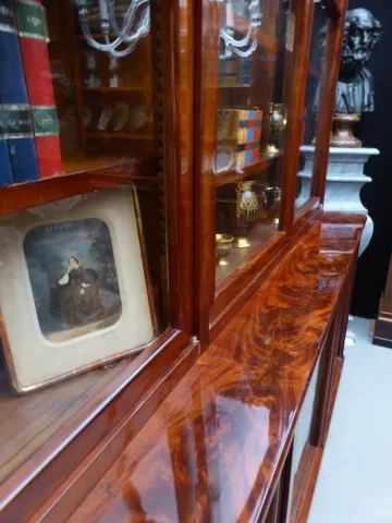 Bibliothèque acajou XIX