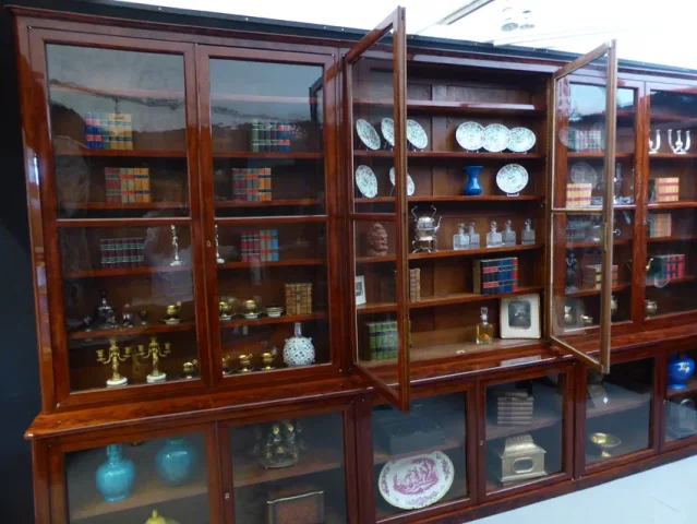 Bibliothèque acajou XIX