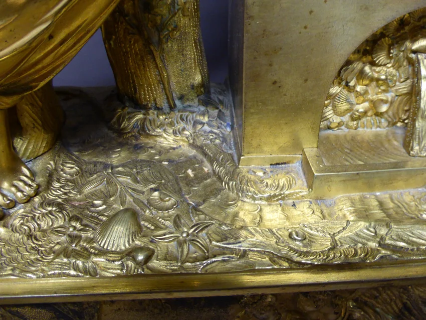 GILT BRONZE CLOCK