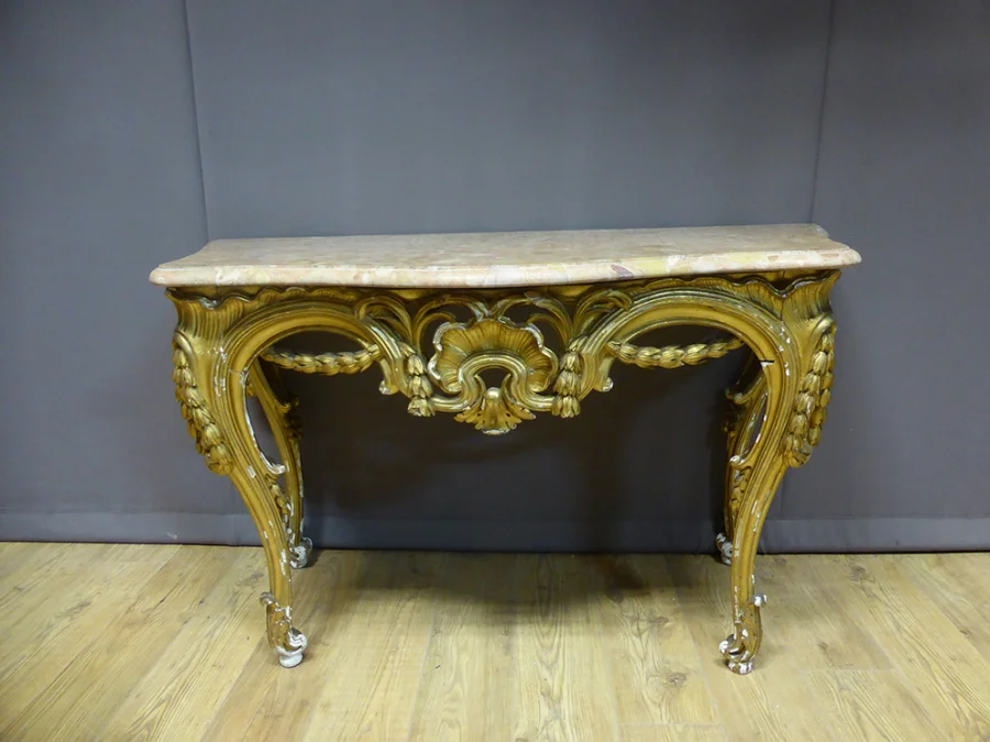 LOUIS XV STYLE CONSOLE TABLE