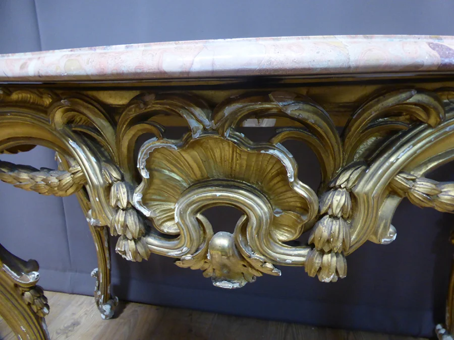 LOUIS XV STYLE CONSOLE TABLE