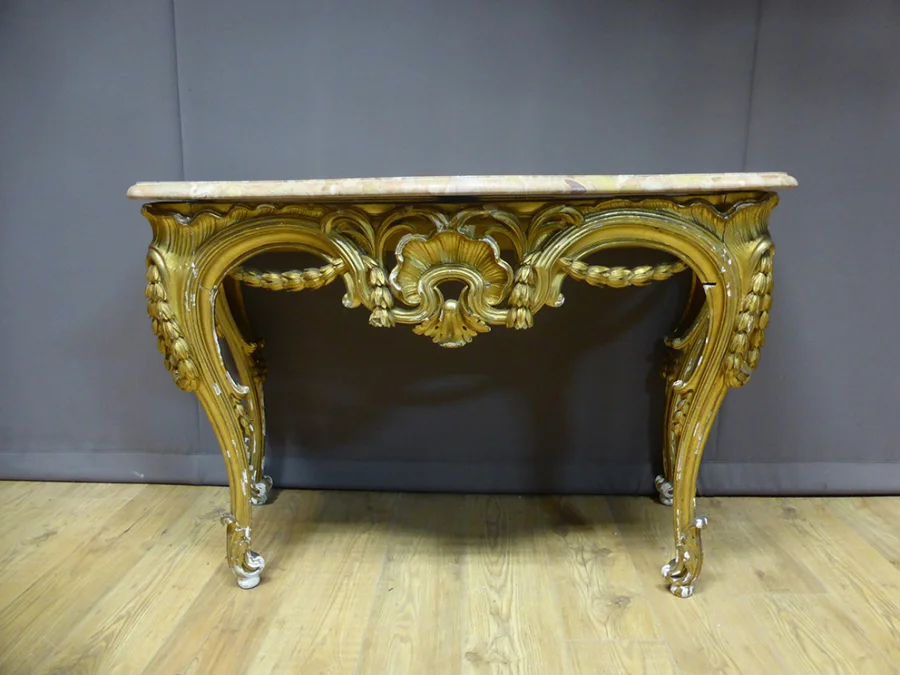 LOUIS XV STYLE CONSOLE TABLE