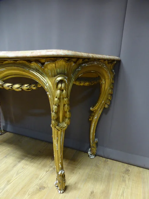 LOUIS XV STYLE CONSOLE TABLE