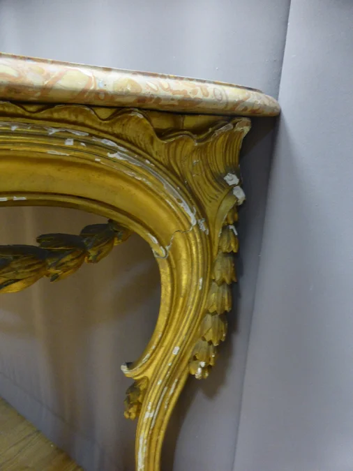 LOUIS XV STYLE CONSOLE TABLE