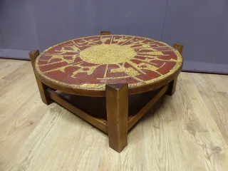 Table basse en céramique années 50