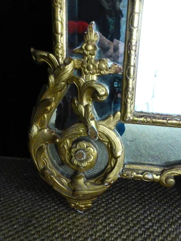 Grand miroir Régence
