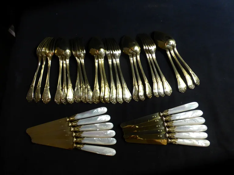 VERMEIL DESSERT SERVICE