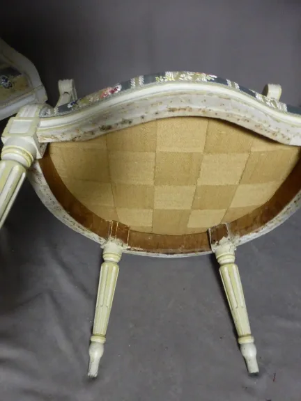 Paire De Fauteuils Louis XVI