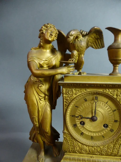 FRENCH EMPIRE STYLE CLOCK