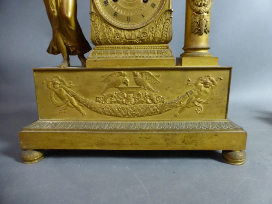 FRENCH EMPIRE STYLE CLOCK