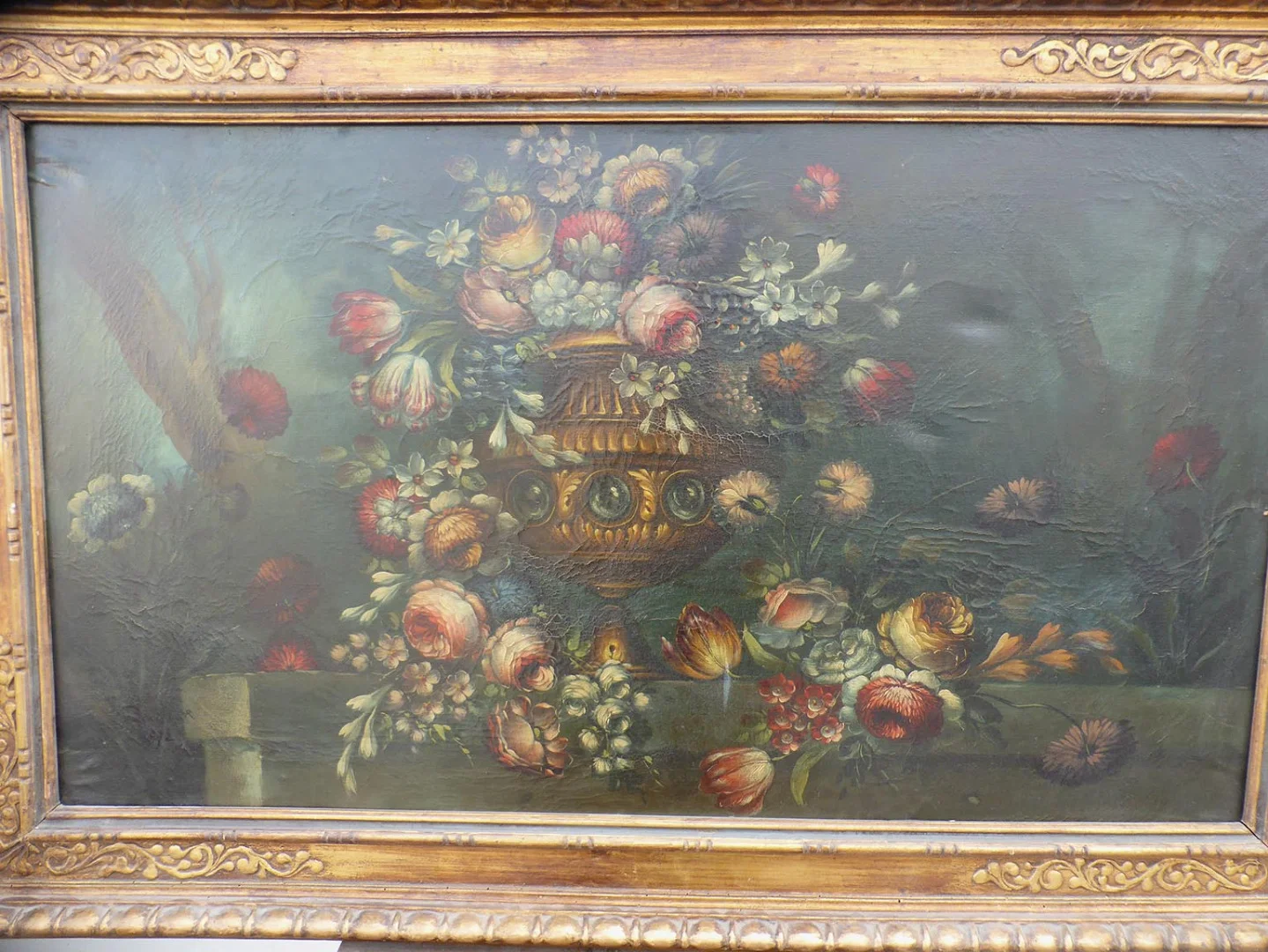 OLIO DEL XIX SECOLO SU TELA