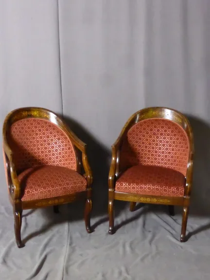 Suite de quatre fauteuils Charles X
