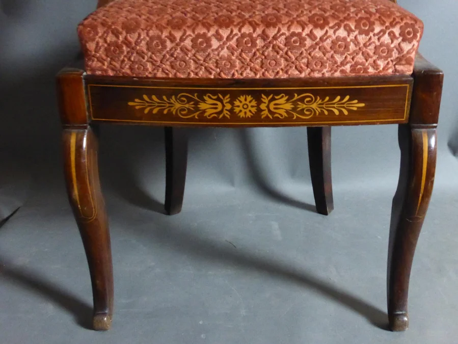 "Suite De Six Chaises Charles X Estampillées