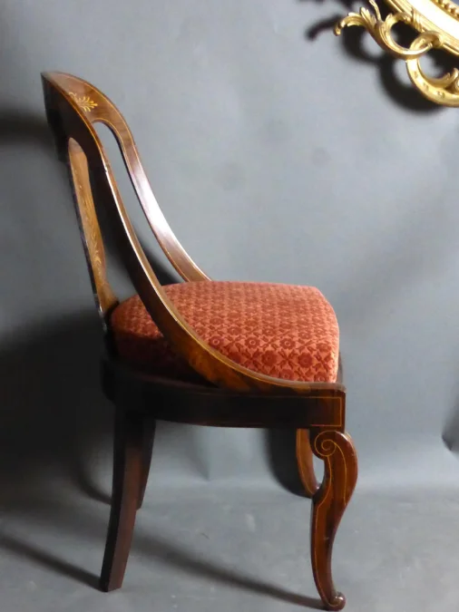 "Suite De Six Chaises Charles X Estampillées
