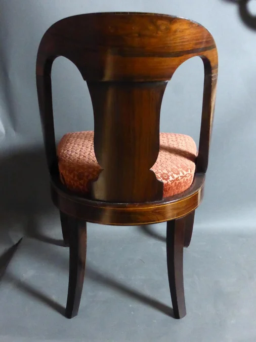 "Suite De Six Chaises Charles X Estampillées