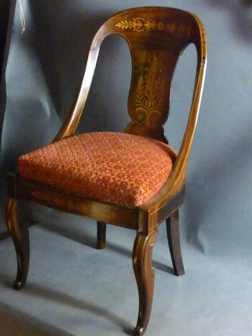 "Suite De Six Chaises Charles X Estampillées